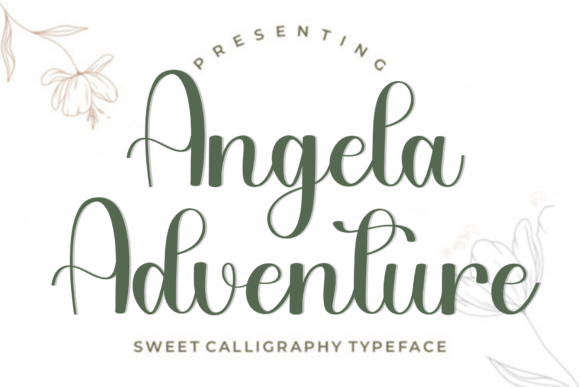 Angela Adventure Typeface for Digital Branding