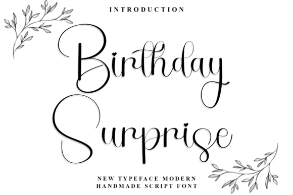 Birthday Surprise Font Review: A Playful Typeface for Brands