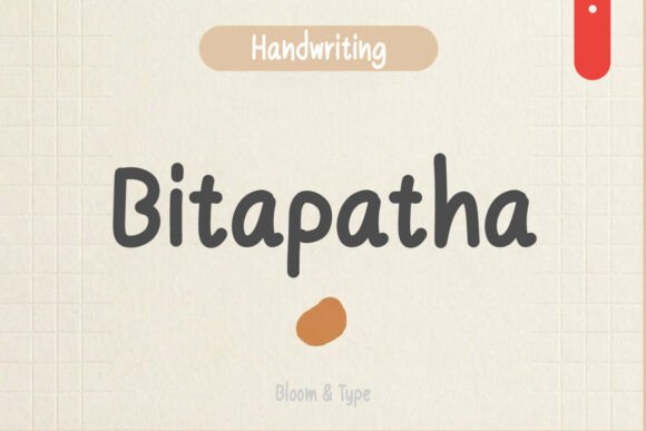 Bitapatha: A Soft Handwritten Font for Small Business Branding