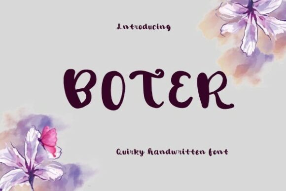 Boter: The Handwritten Font Makers Love