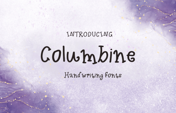 Columbine: A Storybook Font for Small Business Branding