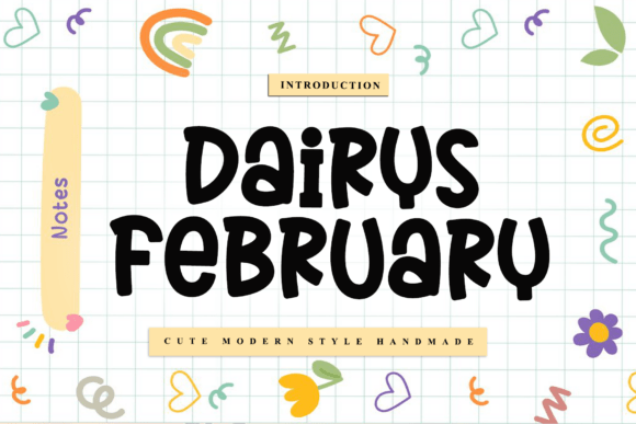 Dairys February Font: Timeless Script for Branding