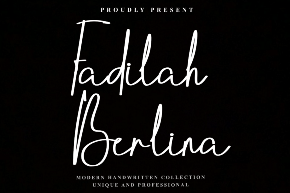 Fadilah Berlina: A Bold Script Handwritten Font for Web Design
