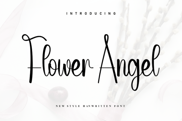 Flower Angel Font: A Sweet Script for Web Headers