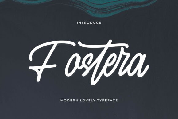 Fostera Font: The Handwritten Typeface for Modern Branding