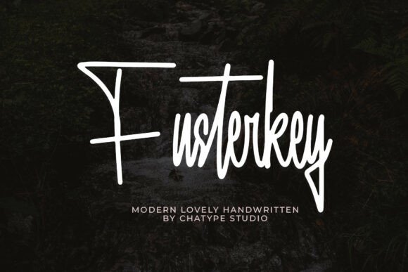 Fusterkey: A Light Script Handwritten Font for Modern Web Design