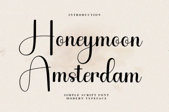 Honeymoon Amsterdam: The Festive Typeface for Holiday Campaigns