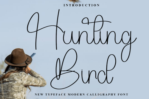Hunting Bird: A Festive Script Typeface for Holiday Makers