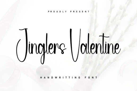 Jinglers Valentine: A Charming Script Handwritten Font for Makers