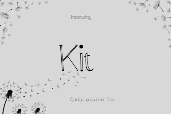 Kit: A Unique Script Handwritten Font for Editorial Design