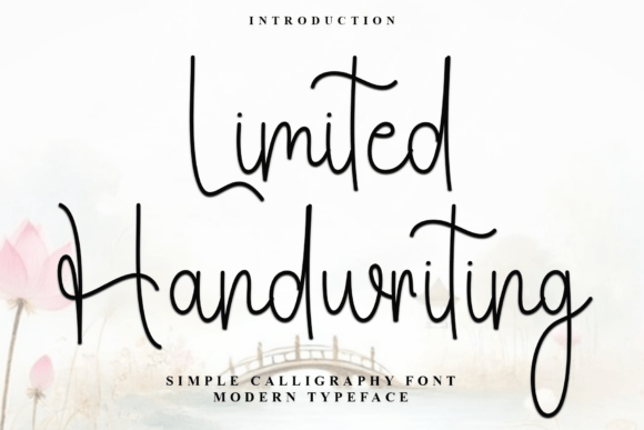 Limited Handwriting: A Modern Typeface for Elegant Branding