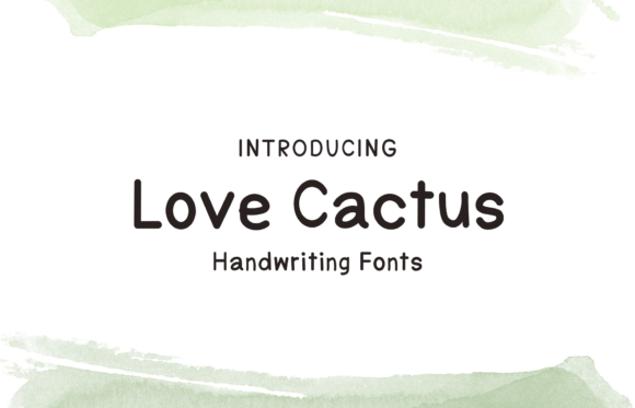Love Cactus: A Sweet Script Font for Editorial Design