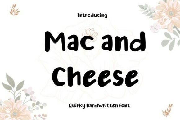 Mac and Cheese Font: A Handwritten Style for Business Branding