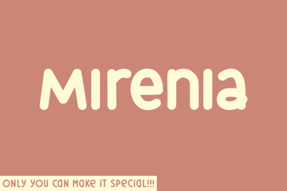 Mirenia: The Natural Handwritten Font for Digital Brands