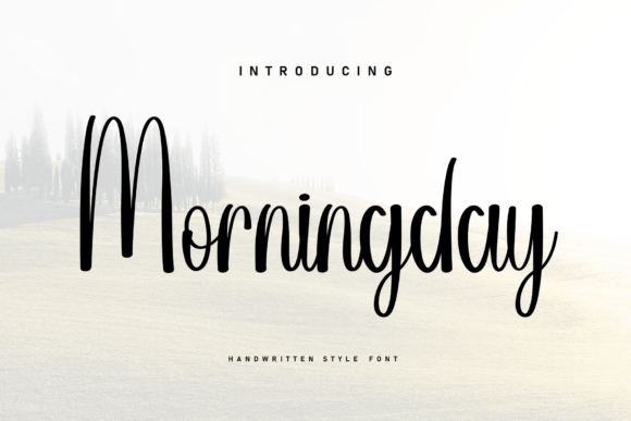 Morningday: A Marker-Style Script Font for Digital Branding