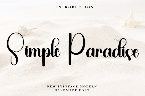 Simple Paradise: The Modern Typeface for Coastal Campaigns