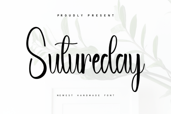 Sutureday: The Handwritten Font for Authentic Branding
