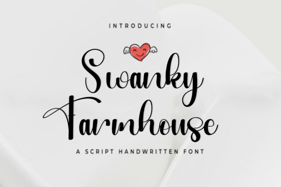 Swanky Farmhouse: A Festive Script Font for Web Design