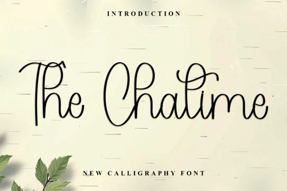 The Chatime: A Festive Script Handwritten Typeface for Holiday Design